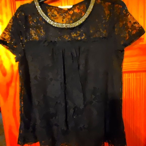Haute Society Tops - Black dress shirt